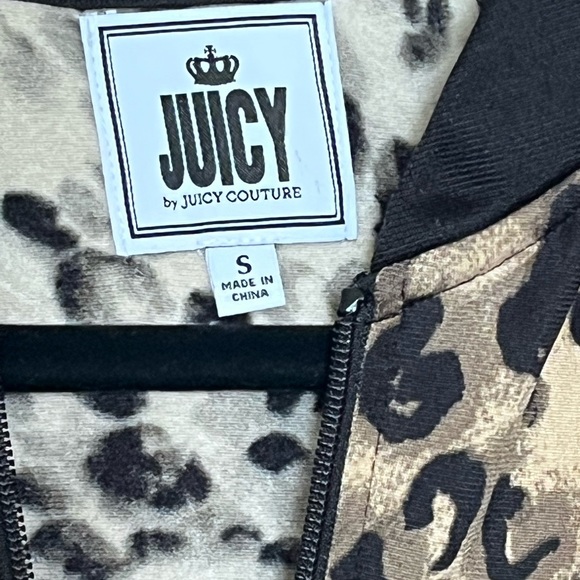 Juicy Jacket womens size S Leopard print - Picture 3 of 4